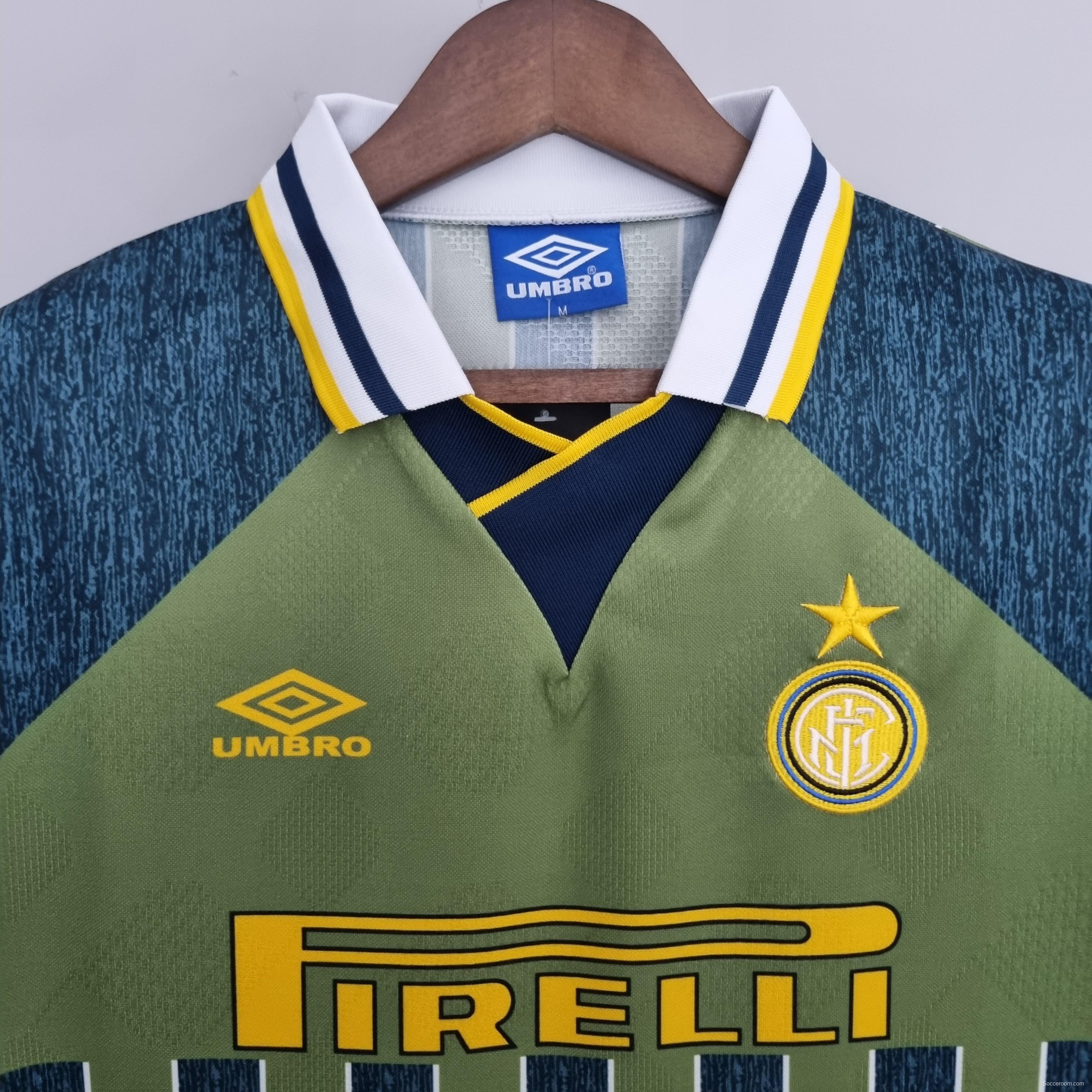 Retro 95/96 Inter Milan away Soccer Jersey