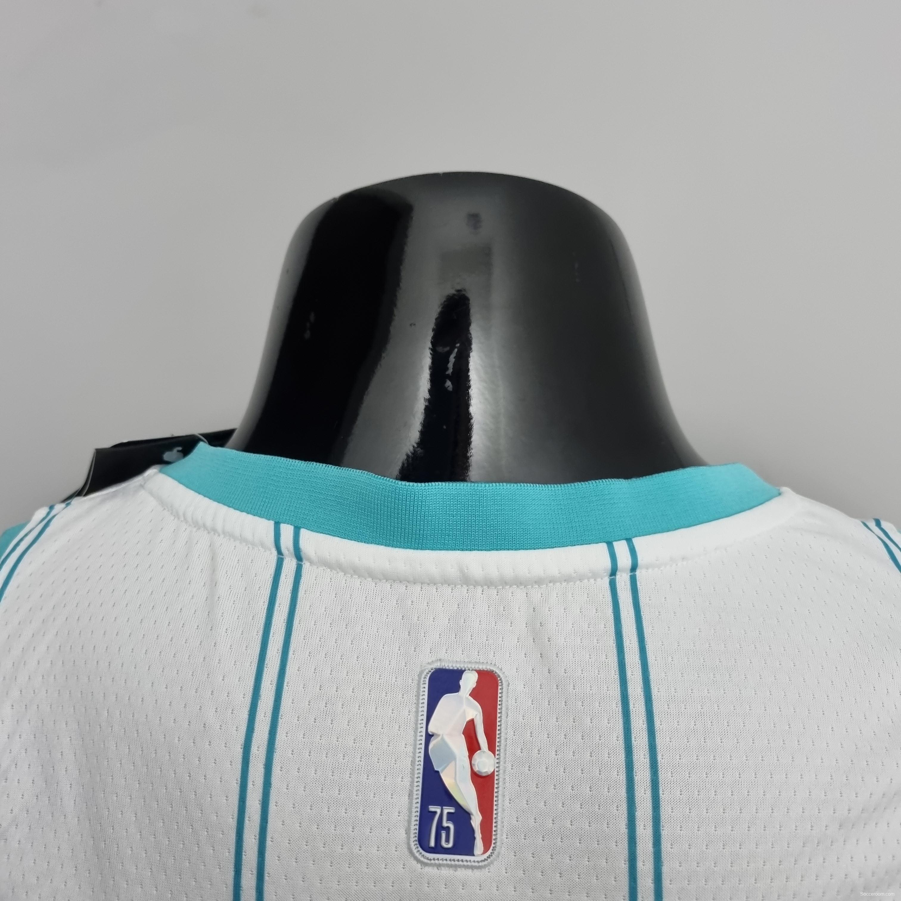 75th Anniversary Ball #2 Charlotte Hornets White NBA Jersey