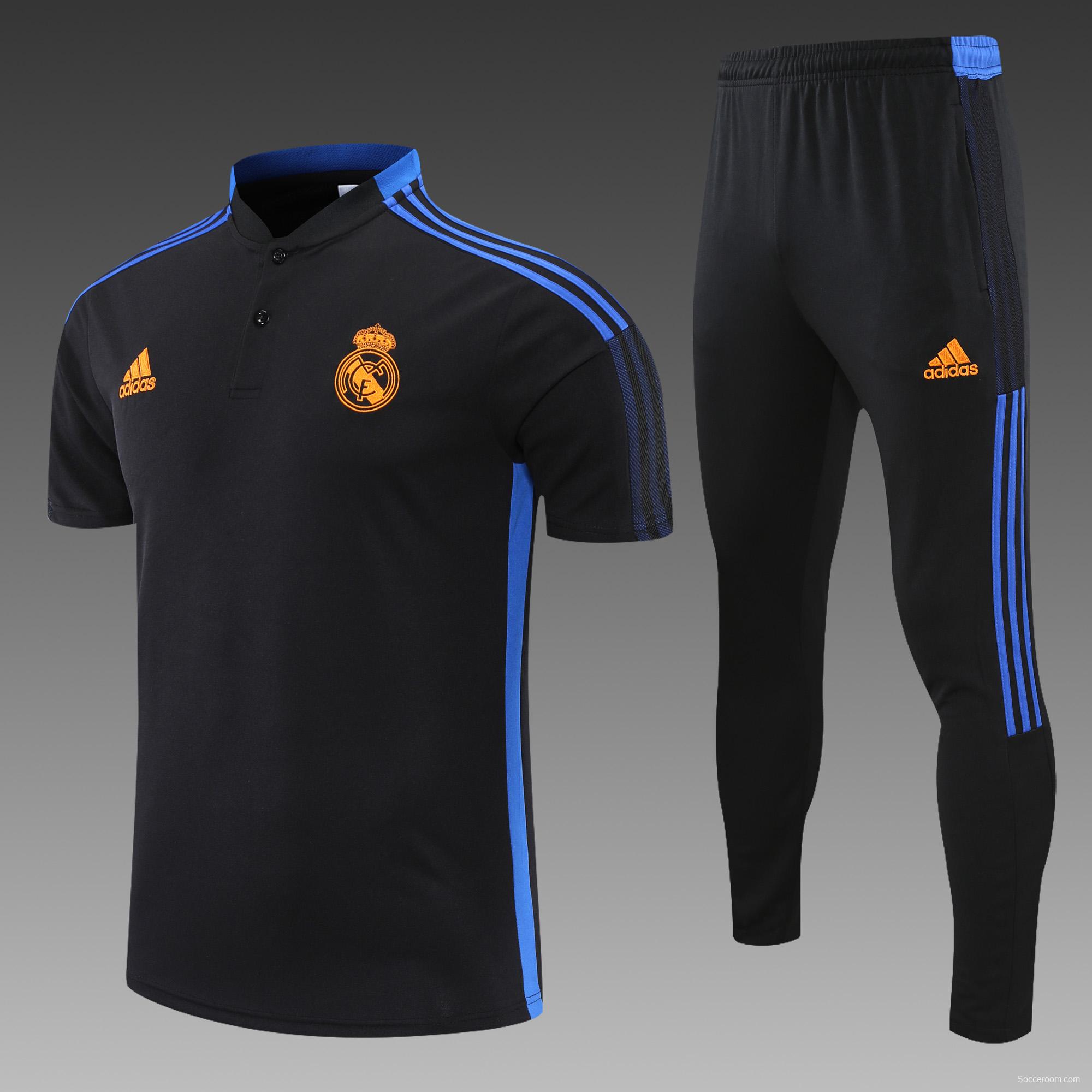 Real Madrid POLO kit black and blue stripes (not supported to be sold separately)