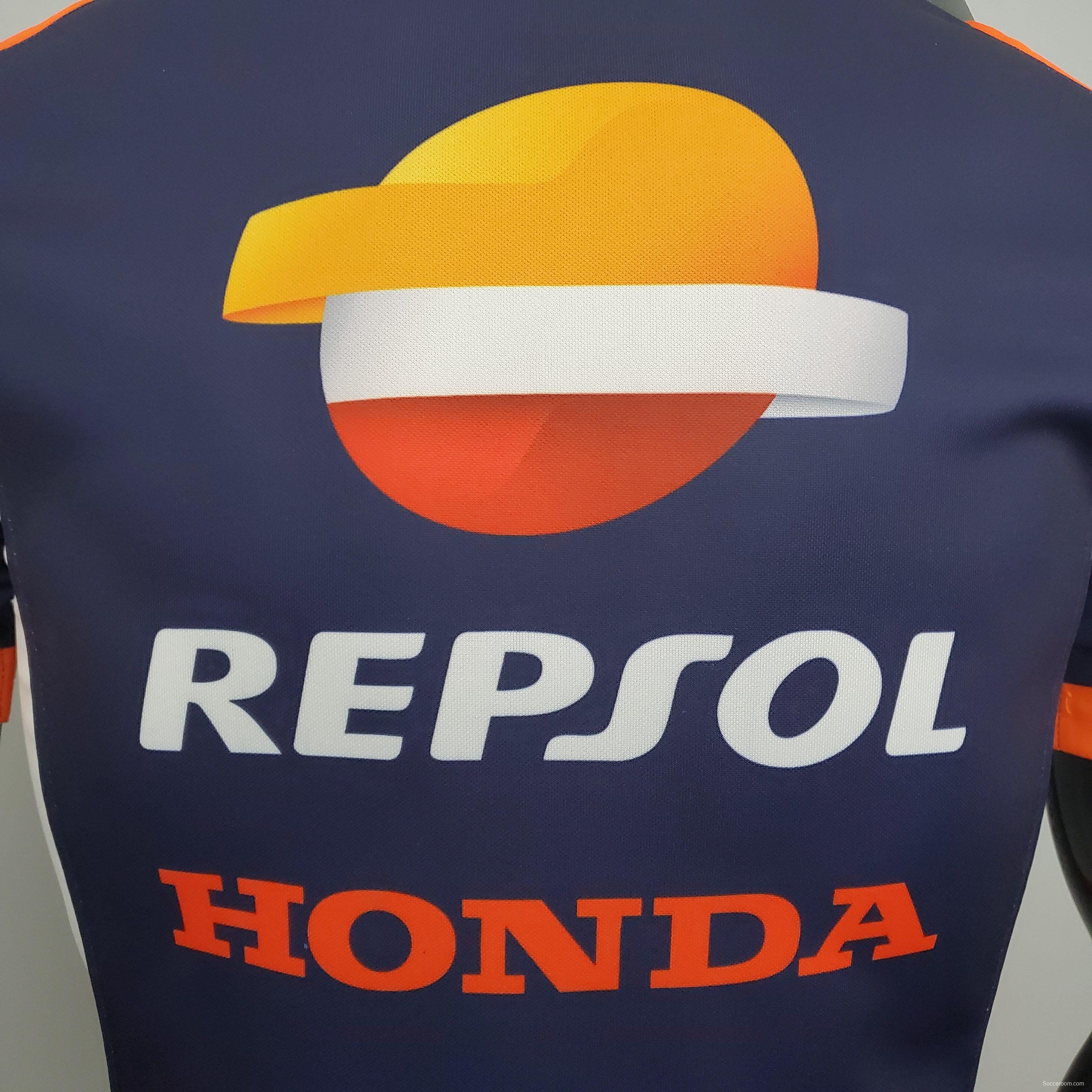 F1 Formula One Honda Royal Blue S-5XL