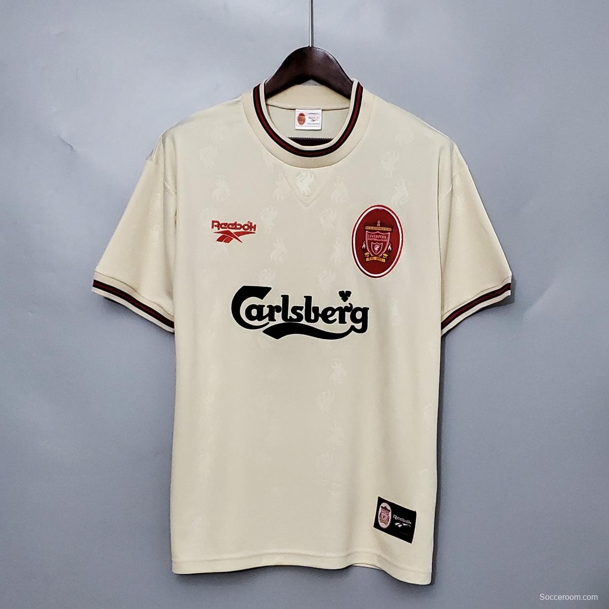 Retro 96/97 Liverpool away Soccer Jersey