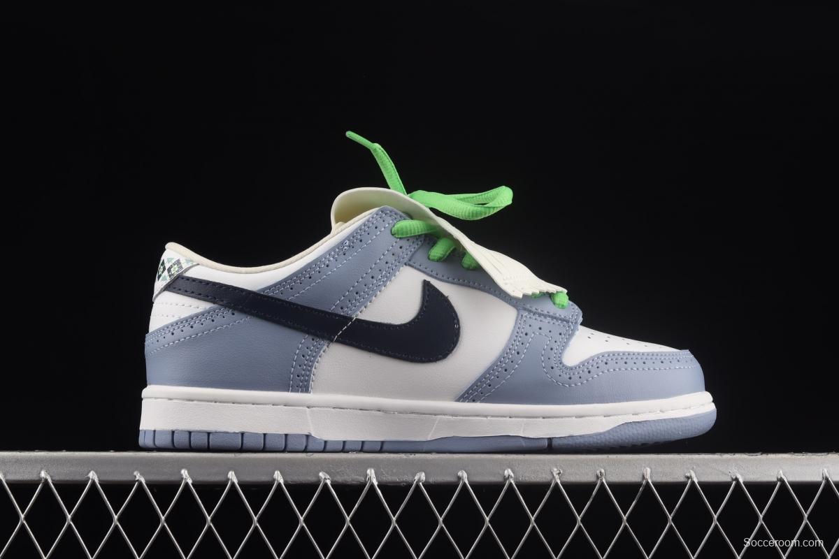 NIKE SB DUNK Low Premium Golf Golf Blue SB rebound Fashion Leisure Board shoes 313170-141