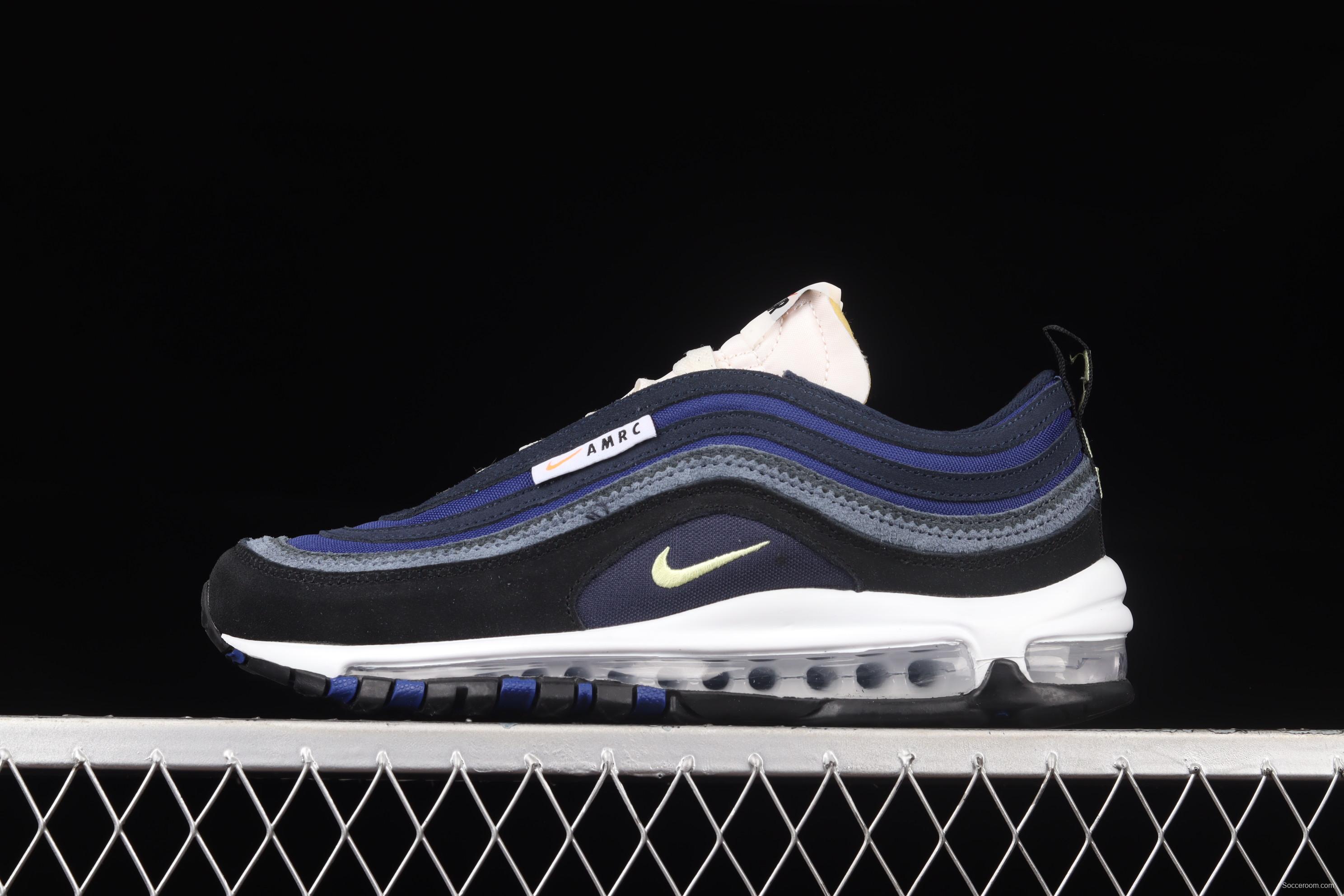 NIKE Air Max 97 dark blue bullet air cushion running shoes DH1085-001