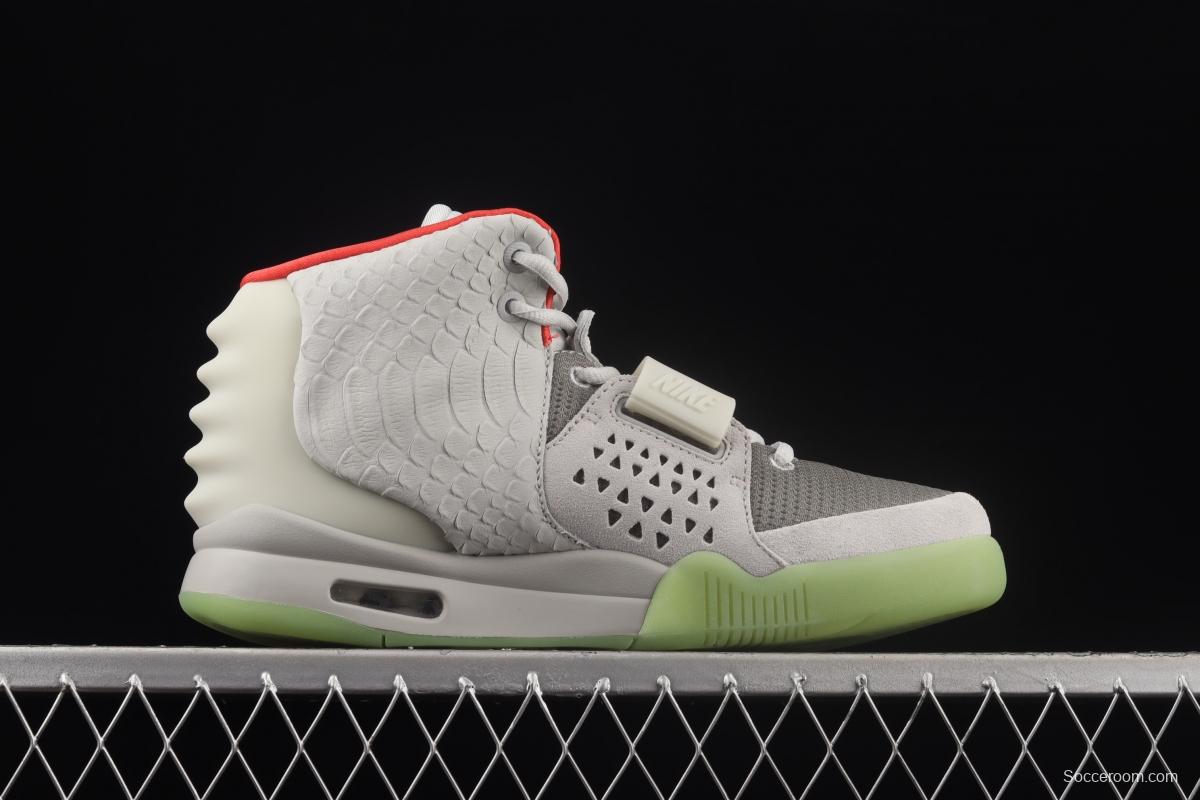 NIKE Yeezy 2 NRG Kanye West Limited Edition Grey Coconut Kanye shoes 508214-010