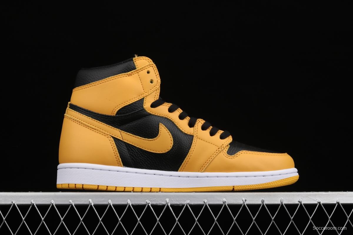 Air Jordan 1 High OG Pollen black and yellow 555088-701