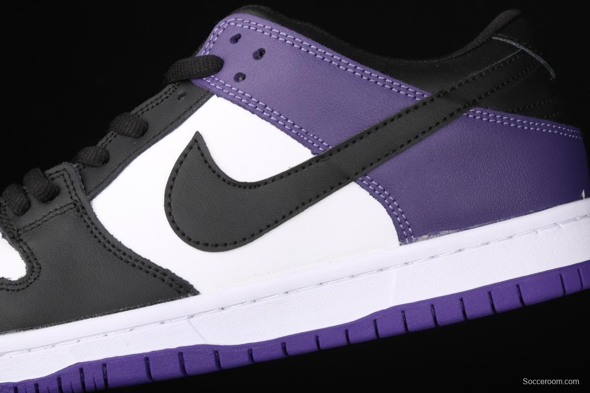 NIKE SB DUNK Low Court Purple black and purple North Carolina low-top leisure sports skateboard shoes BQ6817-500