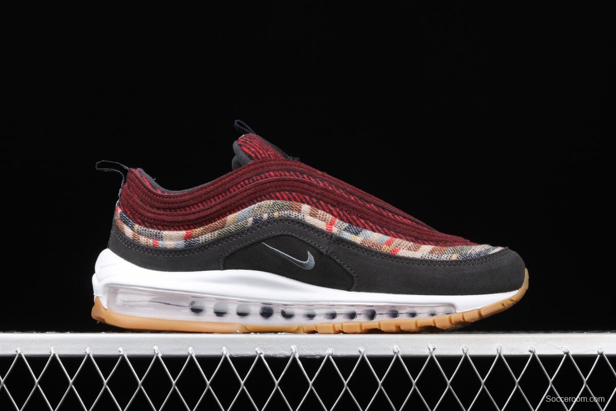 NIKE Air Max 97 brown color matching bullet air cushion running shoes DC3494-993