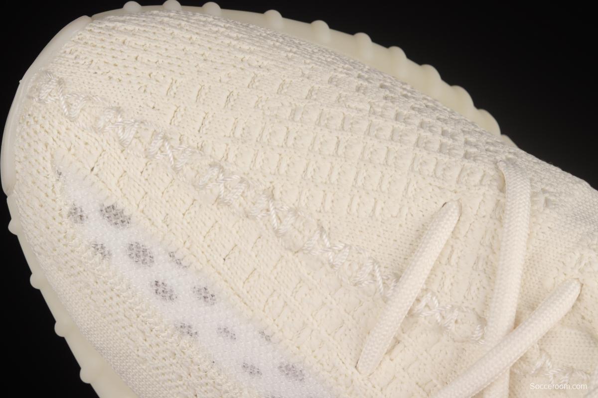 Adidas Yeezy 350 Boost V2 Pure Oat HQ6316 Pure White 2.0 Color Matching BASF Boost Original Bottom