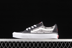 Kazuki Kuraishi x Vans SK8-Low Cangshi Yishu co-branded gray suede low-top skateboard shoes VN0A4UUK6UU