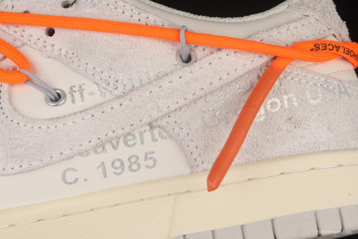 OFF-White x NIKE DUNK Low OW SB rebound fashion casual board shoes DJ0950-116,