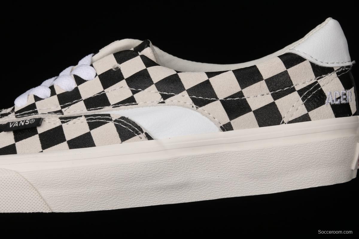 Vans Acer Ni SP Anaheim Checkerboard splicing Classic Series retro Vulcanized canvas shoes VN0A4UWY01U