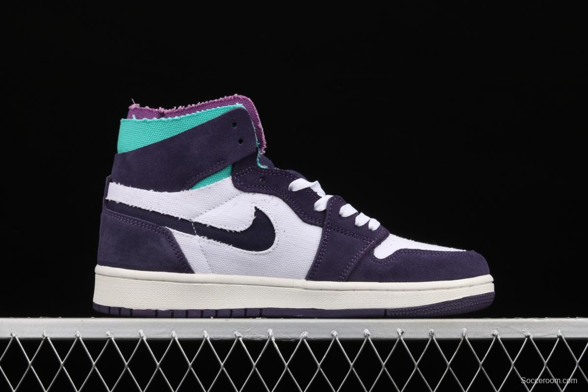 Air Jordan 1 Zoom CMFT Pairs Daybreak purple grape CT0978-150