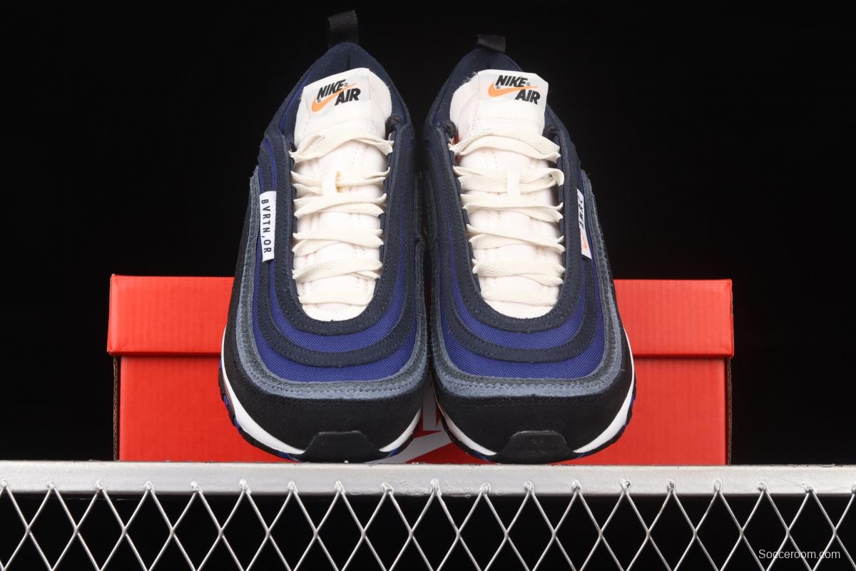 NIKE Air Max 97 dark blue bullet air cushion running shoes DH1085-001