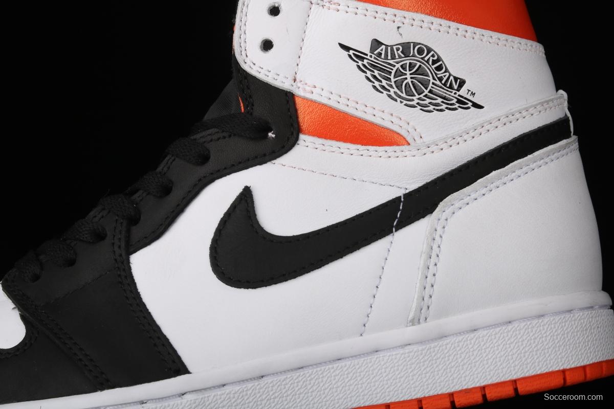 Air Jordan 1 High OG Black Toe Shattered Backboard rebound black toe high top basketball shoes 555088-180