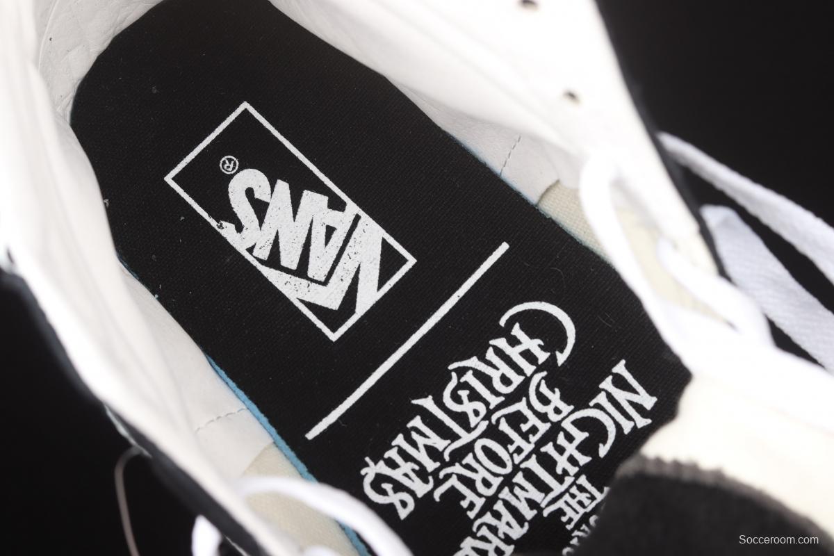 Vans SK8-Hi classic black and white letters logo high top casual board shoes VN0A4U3CTDW