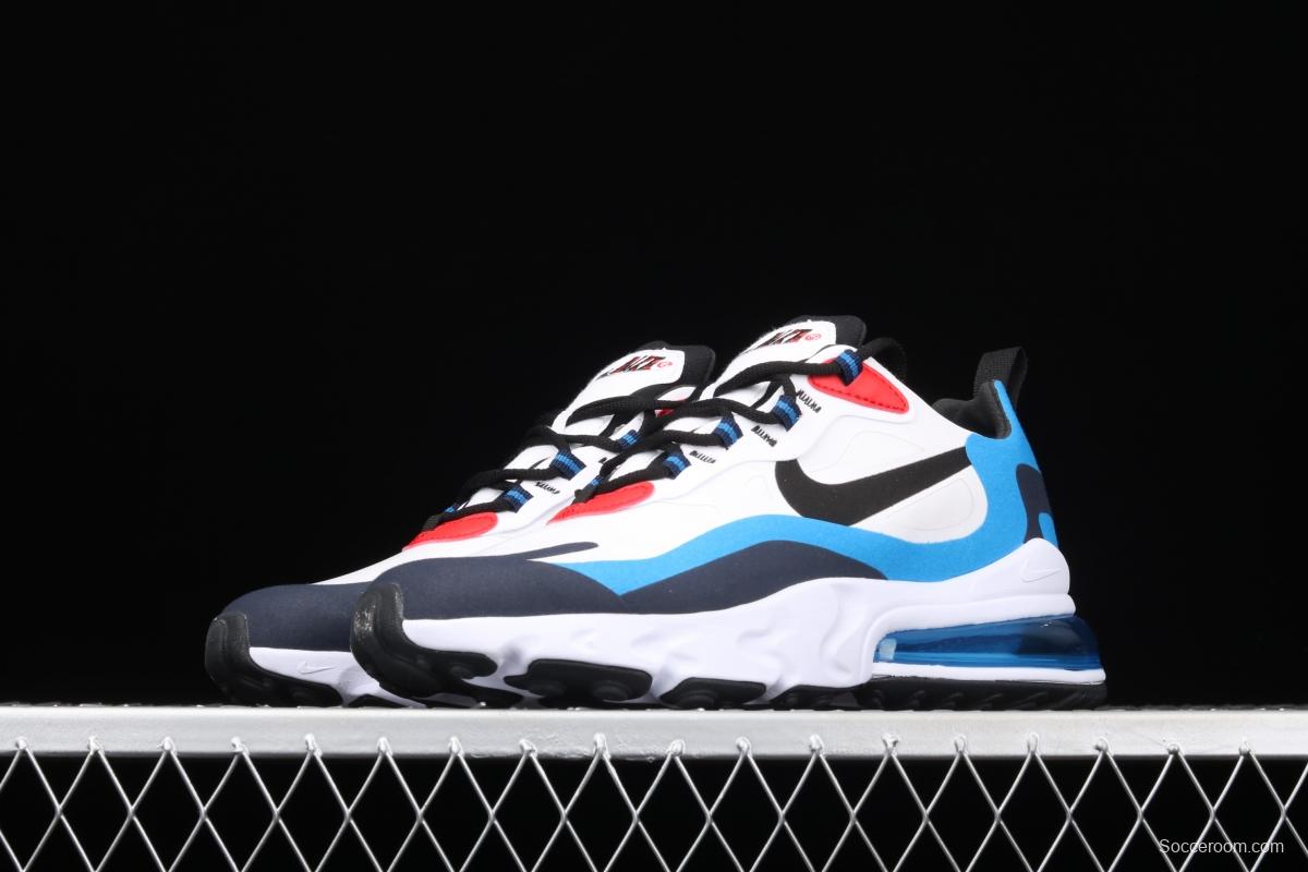 NIKE Air Max 270React new high-frequency mesh hollowing out function half-palm air cushion running shoes DA2400-100