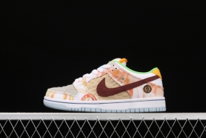 NIKE SB DUNK Low CNY joint style Chinese mandarin duck tie-dyed low-top skateboard shoes CV1628-800