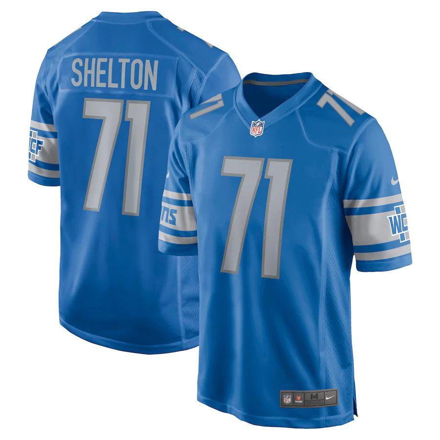 Men's Danny Shelton Blue Player Limited Team Jersey