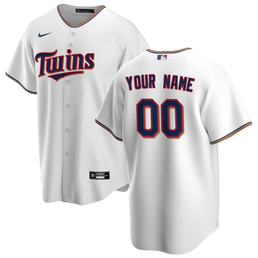 Youth White 2020 Home Custom Team Jersey