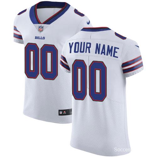 Men's Customized White Elite Team Jersey