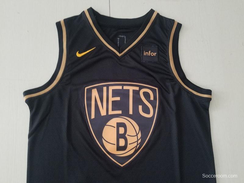 Kevin Durant 7 Black Golden Edition Jersey