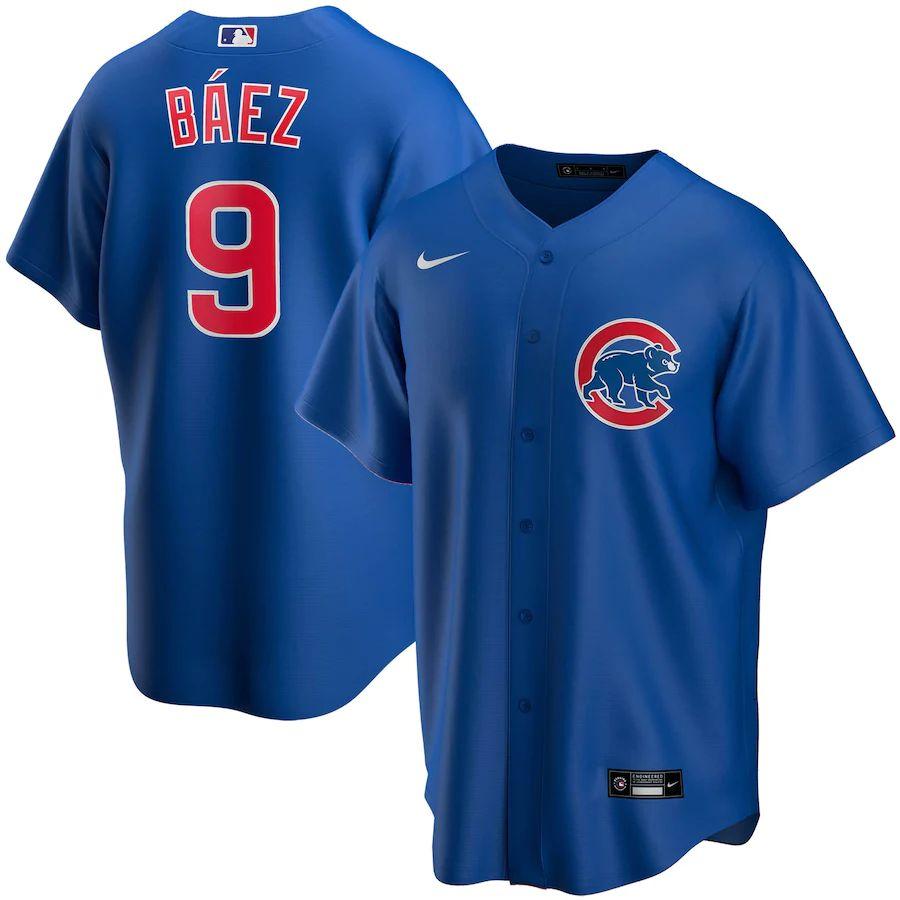 Youth Javier Baez Royal Alternate 2020 Player Team Jersey