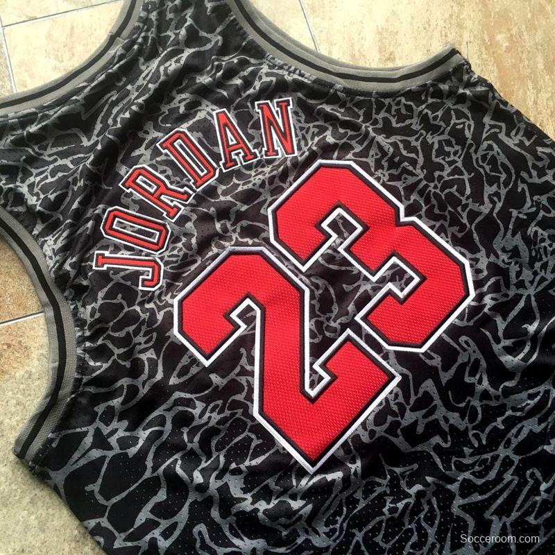 Men's Michael Jordan Black Retro Classic Team Jersey