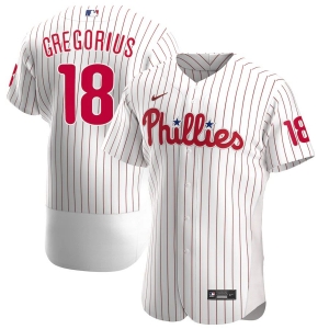 Men's Didi Gregorius White Home 2020 Authentic Player Team Jersey