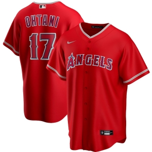 Men's Shohei Ohtani Red Alternate 2020 Player Team Jersey