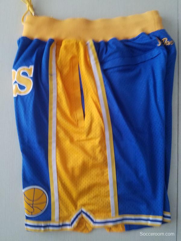 Golden State 1995-96 Throwback Classics Basketball Team Shorts