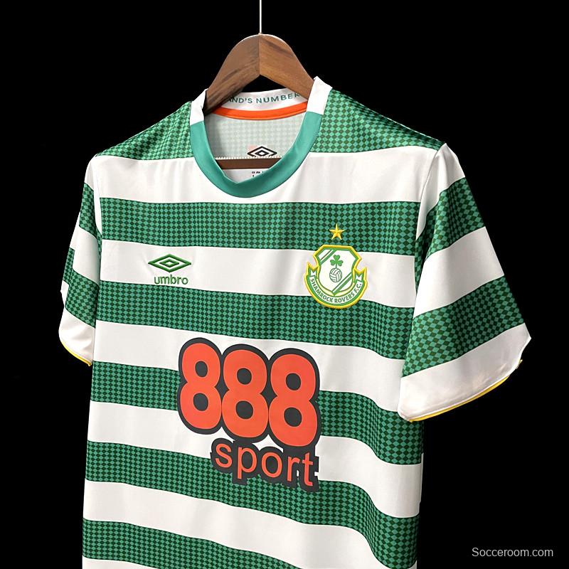 22/23 Shamrock Rovers Home  Soccer Jersey