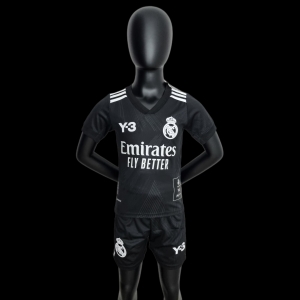 22/23 Real Madrid Y3 Kids Black  16-28