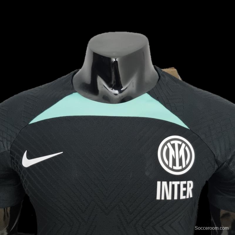 Player Version 22/23 Inter Milan Training Jersey Preto