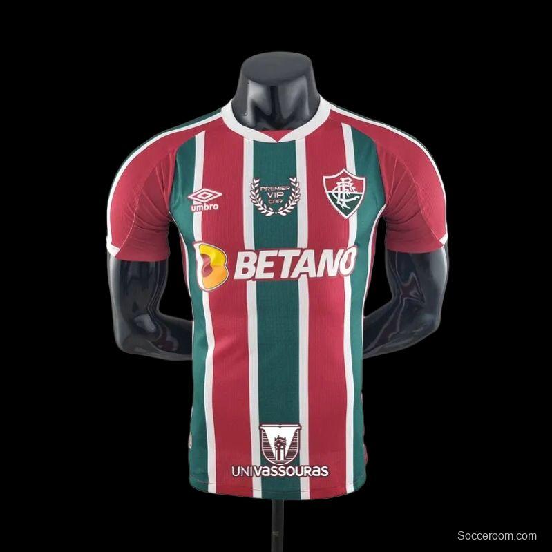 Player Version 22/23 All Sponsors Fluminense Home Soccer Jersey