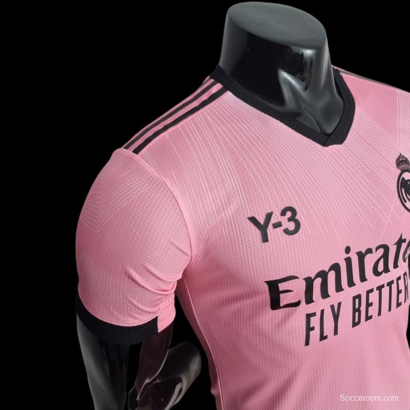 Player Version 2022 Real Madrid Y3 Edition Pink