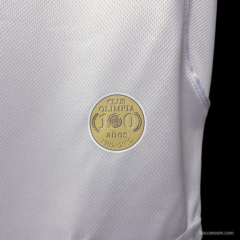 Retro 02 03 Olimpia Home Soccer Jersey