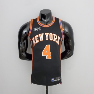 2022 Season Rose#4 Knicks Urban Edition Black NBA Jersey