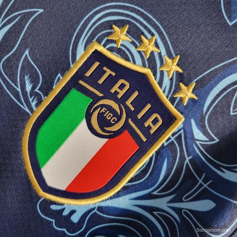 22/23 Italy X Versace Edition Blue Jersey