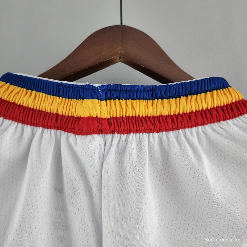 Golden State Warriors NBA Shorts White