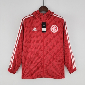 2022 SC Internacional Windbreaker Red White Edge