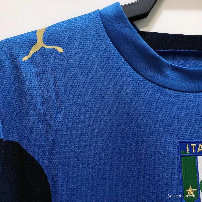 Retro 2006 Italy Home Soccer Jersey