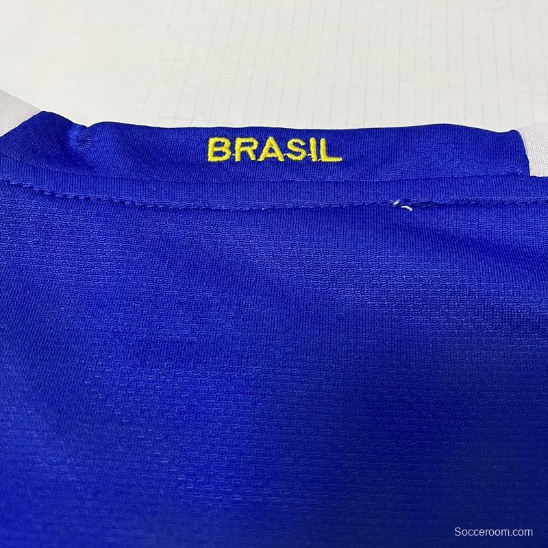 Retro 2006 Brazil Away Soccer Jersey