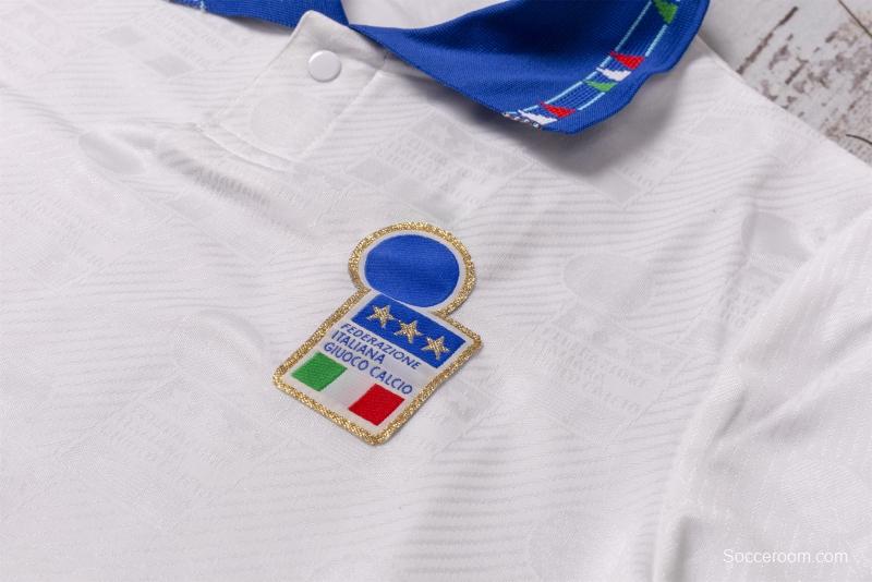 Retro 1994 Italy Away Soccer Jersey