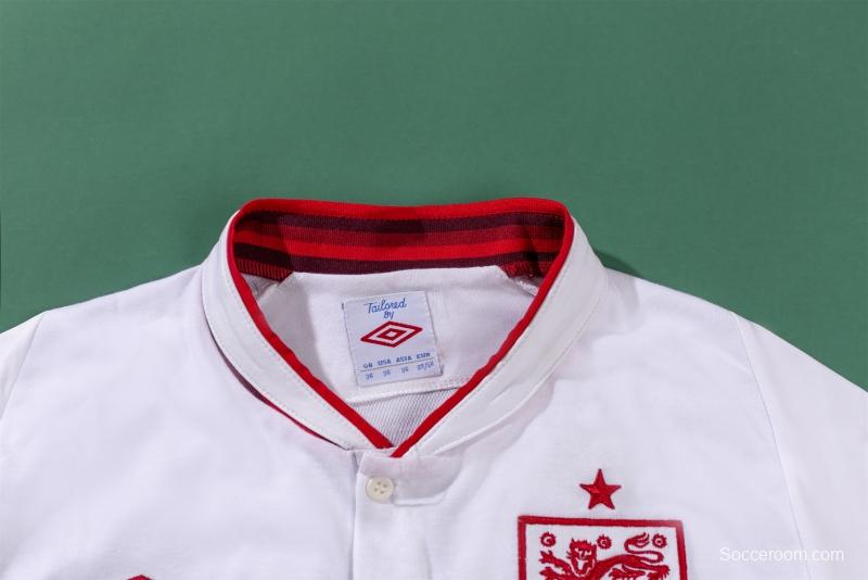 Retro 2012 England Home Soccer Jersey