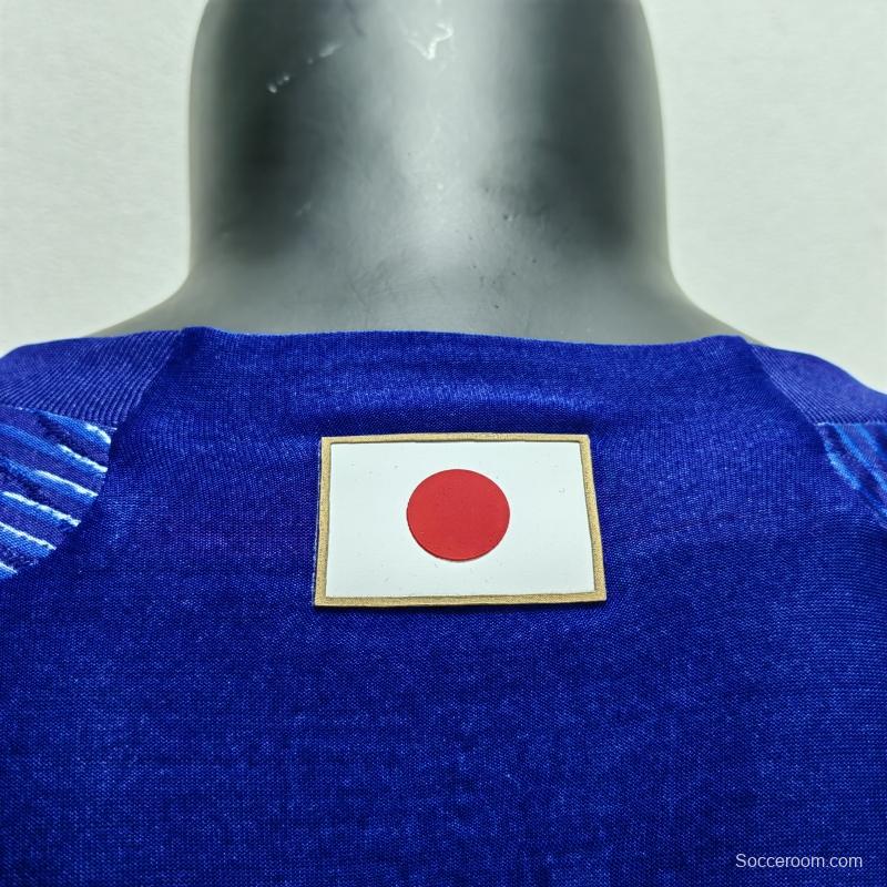 Player Version 2022 Japan Home Soccer Jersey