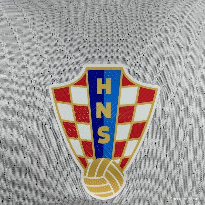 Player Version 2022 Croatia Home Soccer Jersey