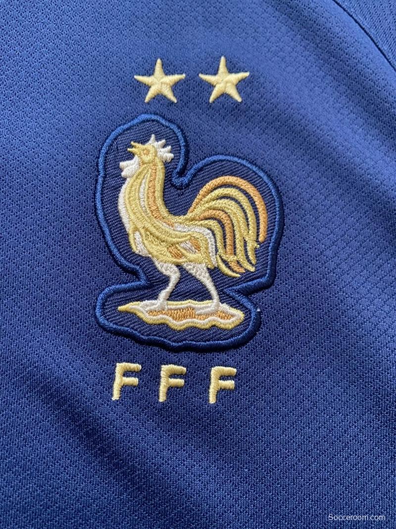 2022 France Home Woman Soccer Jersey