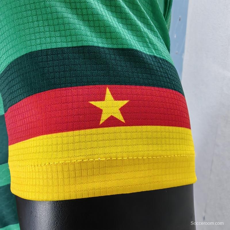 Player Version 2022 Cameroon Home Green Jersey