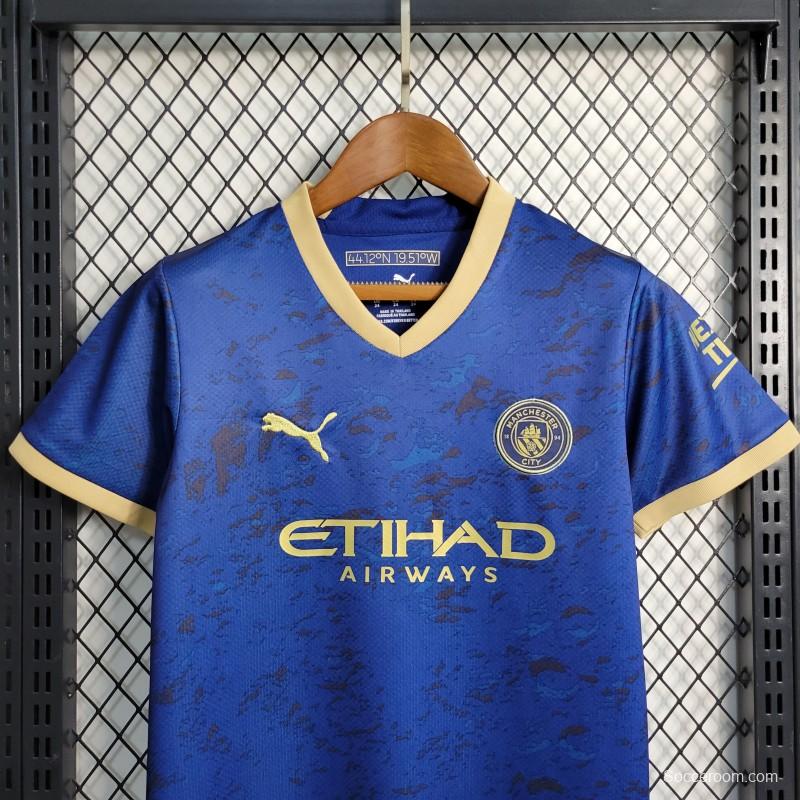 23-24 Kids Manchester City Blue Special Edition Jersey