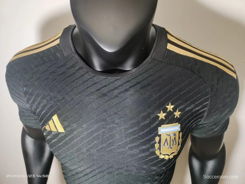 Player Version 3 Argentina 2022 Argentina Black Special Jersey